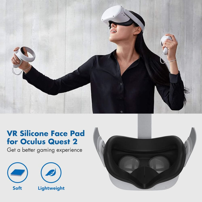 0.8 Mm Ultra Thin Silicone Vr Facial Interface With Lens