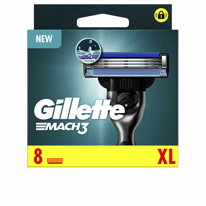 Shaving Razor By Gillette Mach 3 8 Units