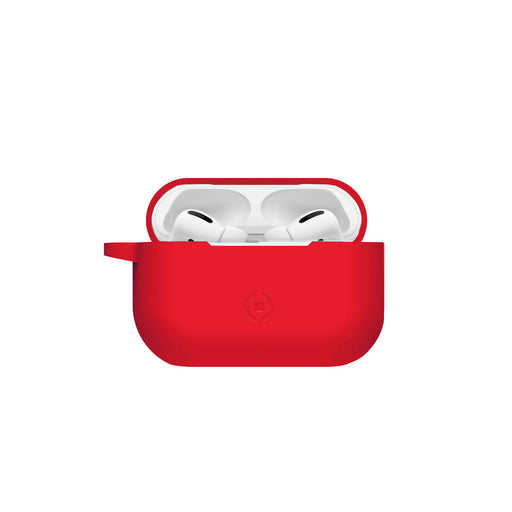 Protective Case By Celly Airpods Pro Headphones Red