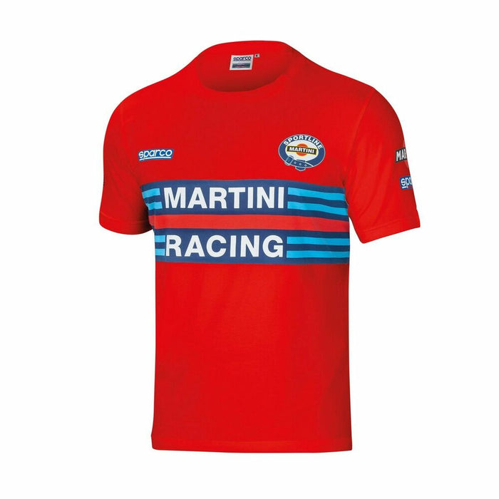 Short Sleeve TShirt By Sparco Martini Racing Red Size L