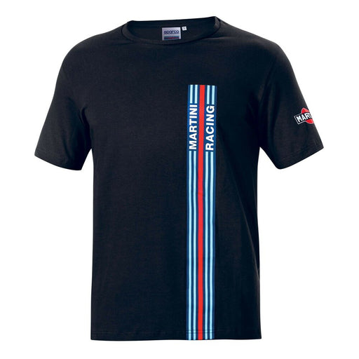 Men’s Short Sleeve Tshirt By Sparco Martini Racing Black