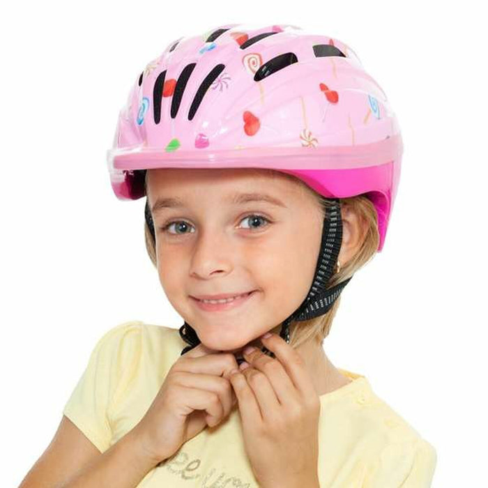 ChildrenS Cycling Helmet By Molt Pink 4853 cm