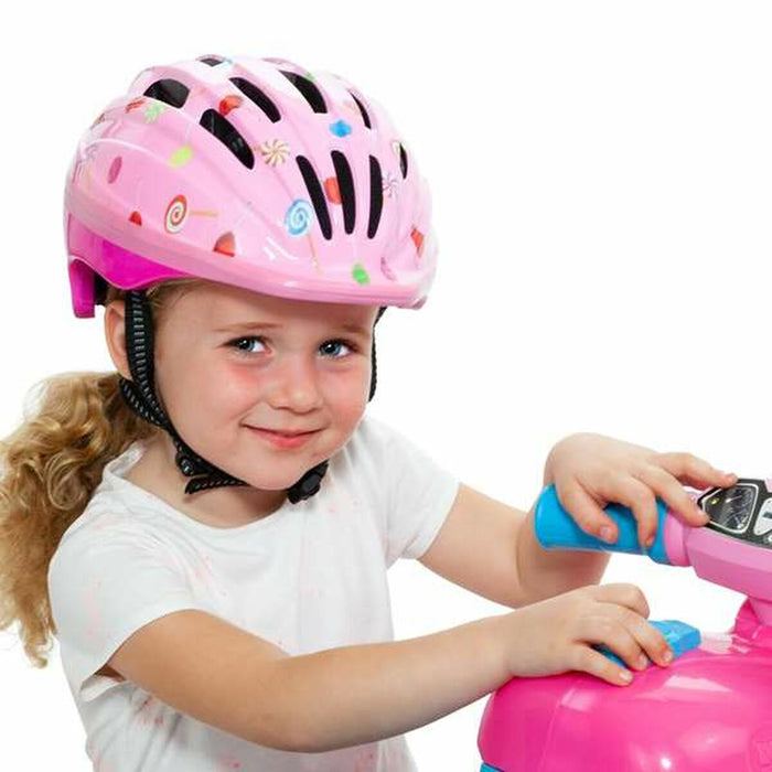 ChildrenS Cycling Helmet By Molt Pink 4853 cm