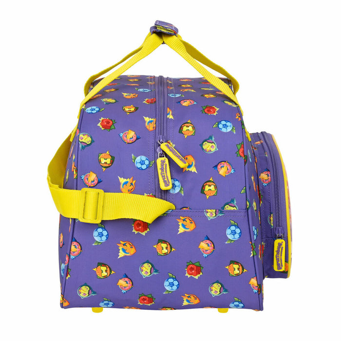 Sports Bag By Superthings Guardians Of Kazoom Purple Yellow 40 x 24 x 23 cm