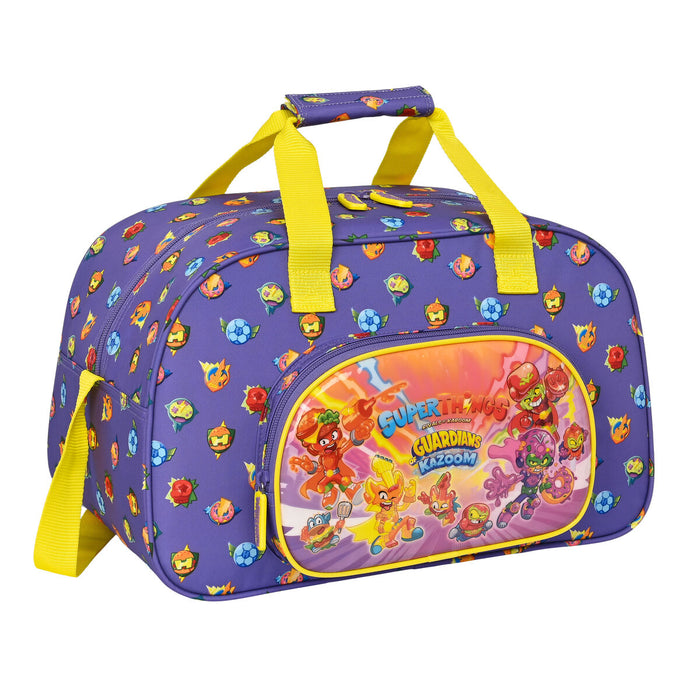 Sports Bag By Superthings Guardians Of Kazoom Purple Yellow 40 x 24 x 23 cm