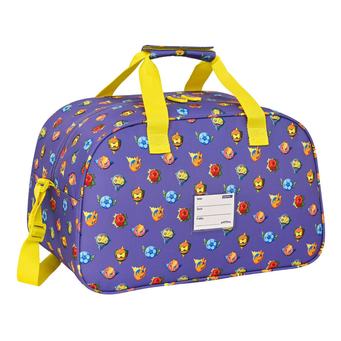 Sports Bag By Superthings Guardians Of Kazoom Purple Yellow 40 x 24 x 23 cm