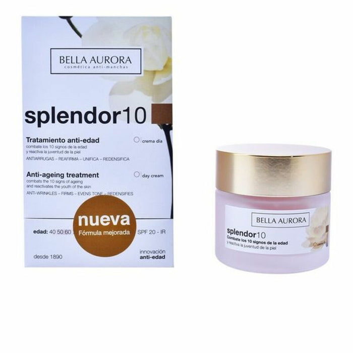 Antiageing Cream Splendor 10 By Bella Aurora 2526114 Spf 20 50 Ml 50 Ml
