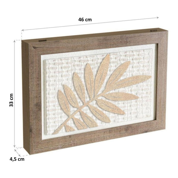 Decorative Box Versa Mdf Wood 4.5 X 33 X 46 Cm