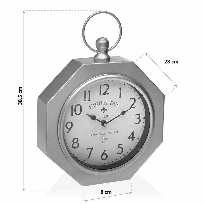 Wall Clock Versa Gy Metal 28 X 8 X 40 Cm