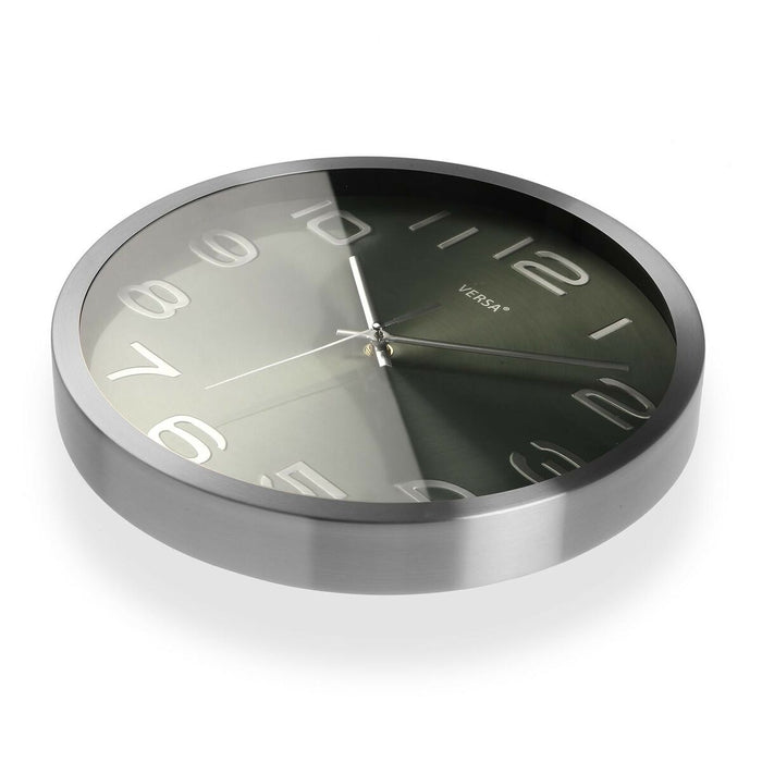 Wall Clock Versa Silver Aluminium 4 X 30 X 30 Cm