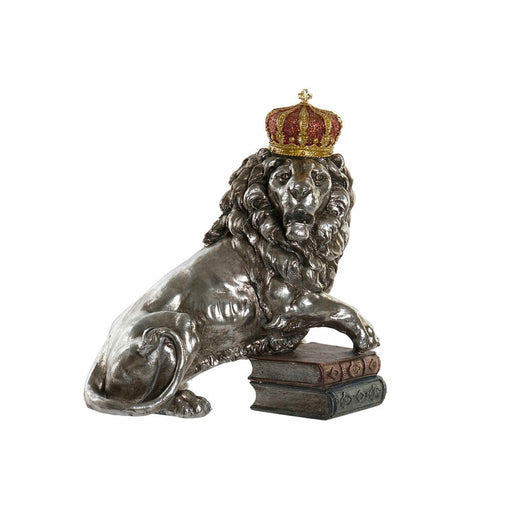 Decorative Figure Dkd Home Decor Silver Lion Resin 42 x 25