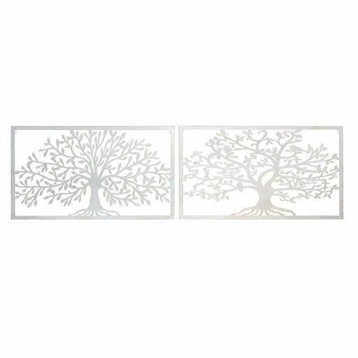 Wall Decoration Dkd Home Decor 84.5 x 1 49 Cm Tree White