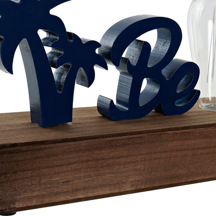 Decorative Figure Dkd Home Decor Beach Led Green Navy Blue Mediterranean 34 X 8 X 16 Cm 2 Units