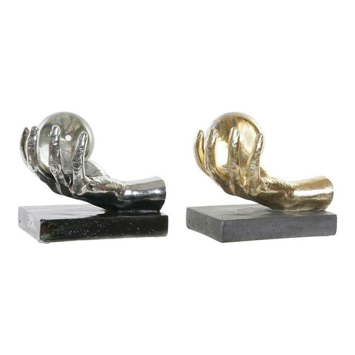 Decorative Figure Dkd Home Decor Crystal Silver Golden