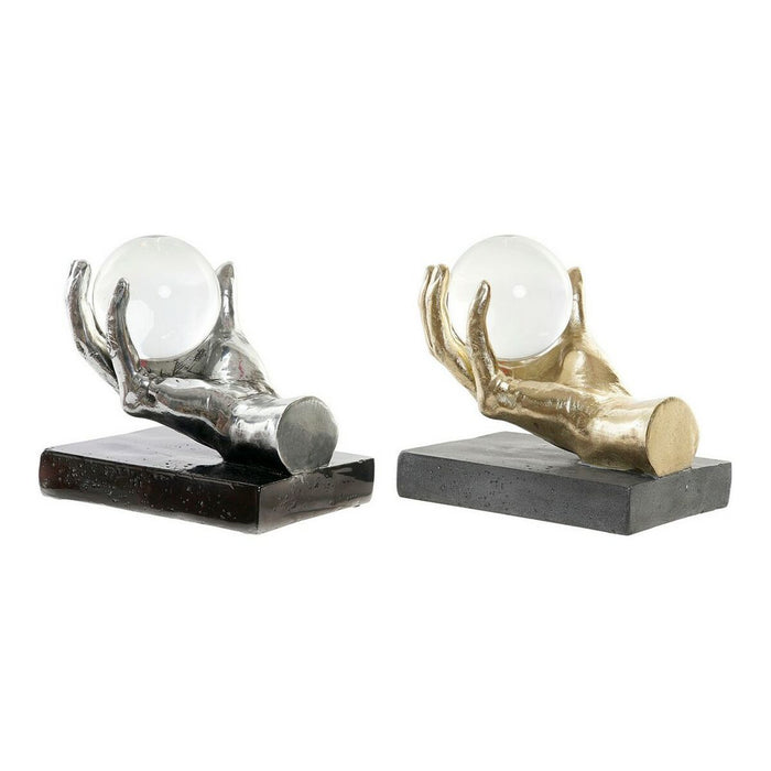 Decorative Figure Dkd Home Decor Crystal Silver Golden