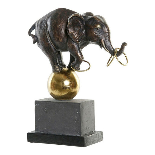 Decorative Figure Dkd Home Decor Metal Resin Elephant 31 x