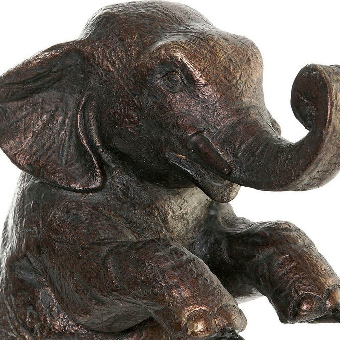 Decorative Figure Dkd Home Decor Metal Resin Elephant 30 x