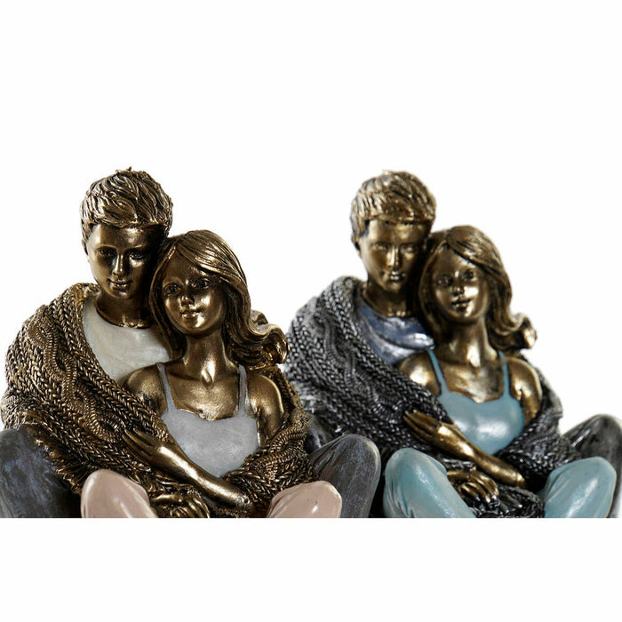 Decorative Figure Dkd Home Decor Copper Modern Pair 12 X 10.5 X 12 Cm 2 Units