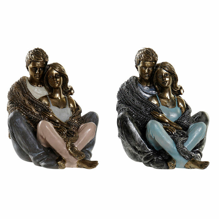 Decorative Figure Dkd Home Decor Copper Modern Pair 12 X 10.5 X 12 Cm 2 Units