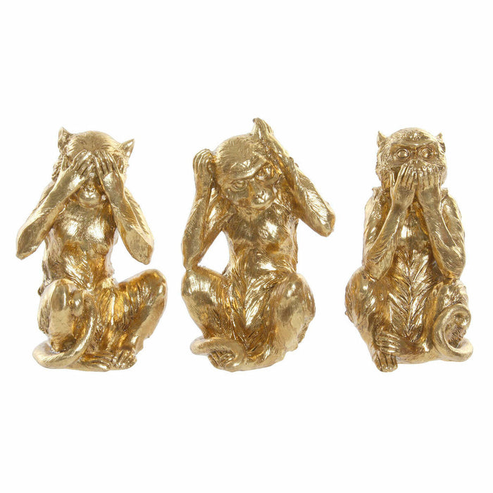 Decorative Figure Dkd Home Decor Golden Resin Colonial