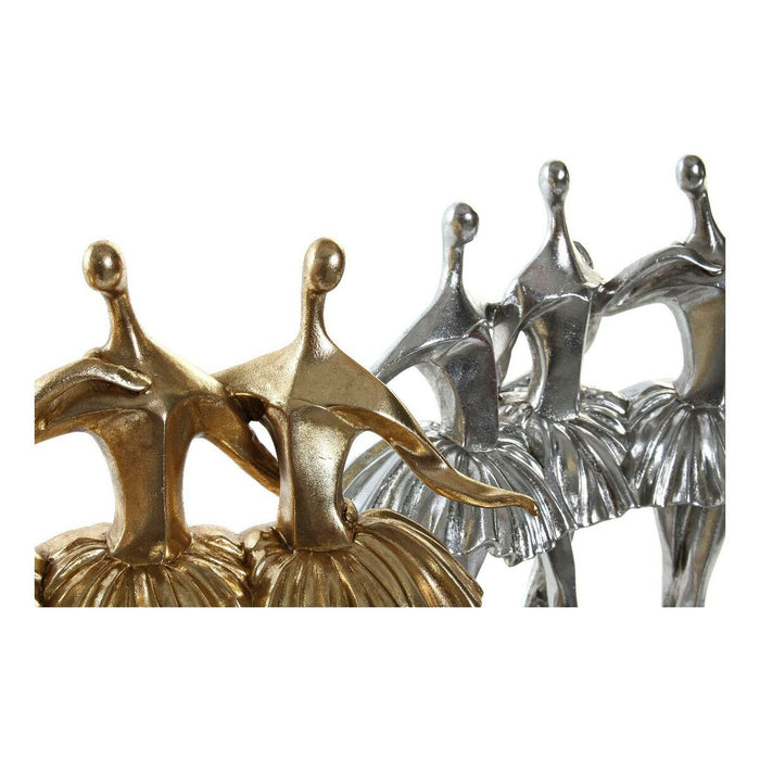 Decorative Figure Dkd Home Decor 33.5 x 14.5 32 Cm Silver