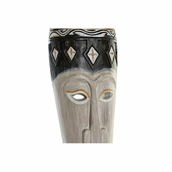 Decorative Figure Dkd Home Decor Bamboo Iron Mask 19 X 10 X 78 Cm