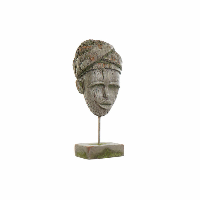 Decorative Figure Dkd Home Decor 24 X 15 X 58 Cm Grey Colonial African Woman