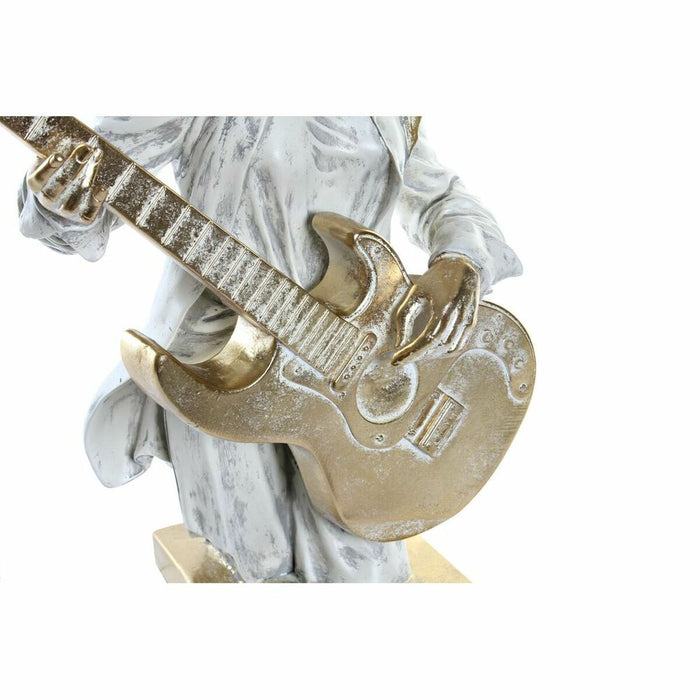 Decorative Figure Dkd Home Decor 37 X 25 X 50 Cm Golden White Music