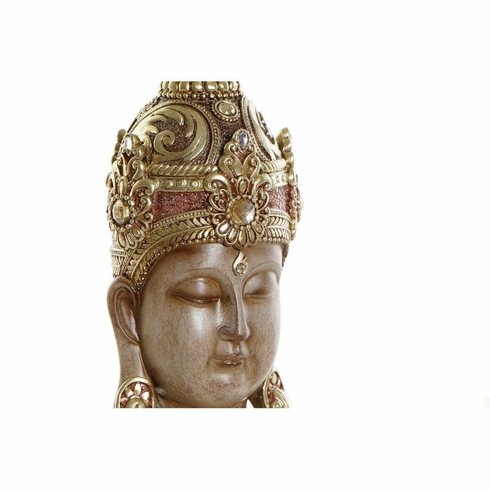 Decorative Figure Dkd Home Decor Brown Golden Buddha