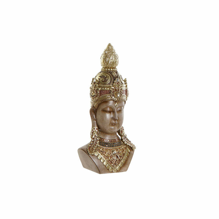 Decorative Figure Dkd Home Decor Brown Golden Buddha