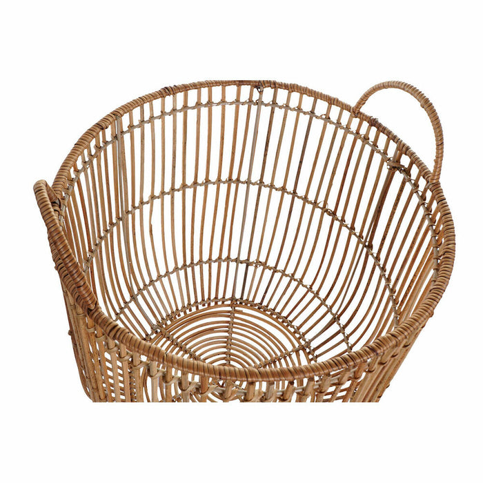 Basket Set Dkd Home Decor Rattan 40 x 51.5 Cm