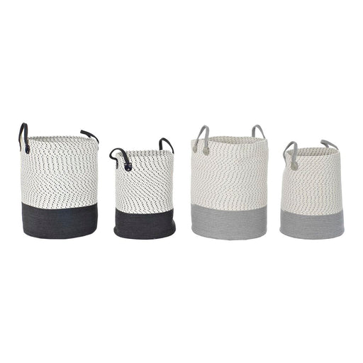 Basket Set Dkd Home Decor 40 x 52 Cm 2 Units