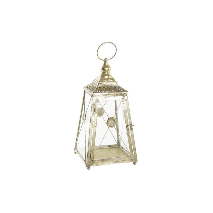 Lantern Dkd Home Decor Crystal Golden Metal 18 X 18 X 36 Cm