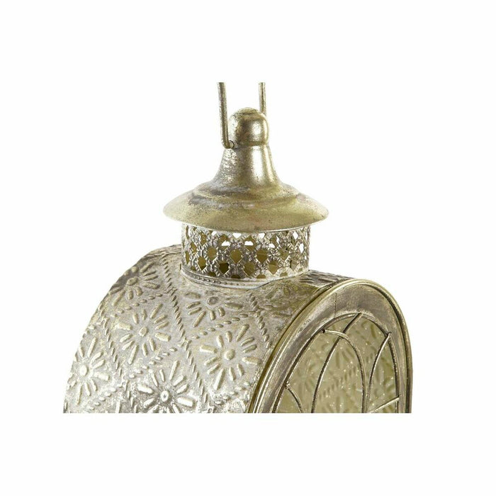 Lantern Dkd Home Decor Crystal Golden Metal 18 X 13 X 43 Cm