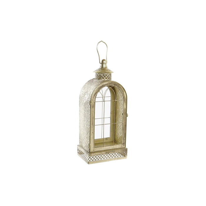 Lantern Dkd Home Decor Crystal Golden Metal 18 X 13 X 43 Cm