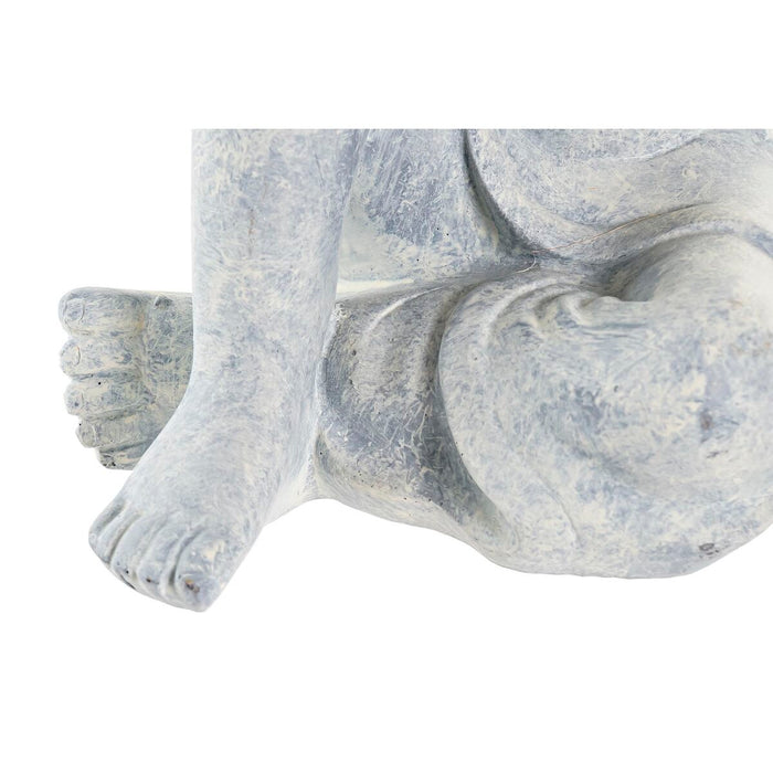 Decorative Figure Dkd Home Decor Grey Light Grey Buddha Oriental 18 X 14 X 23 Cm