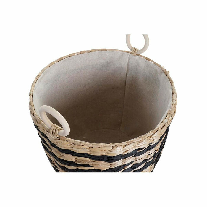 Basket Set Dkd Home Decor Polyester Colonial Fibre 38 X 38 X 36 Cm