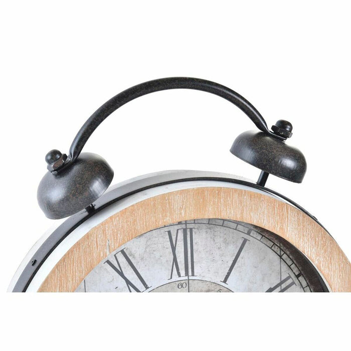 Table Clock Dkd Home Decor 25.8 x 8 32 Cm Natural White