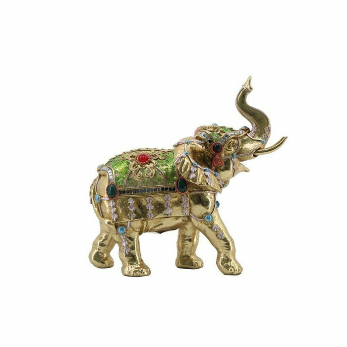 Decorative Figure Dkd Home Decor 24 X 12 X 23.5 Cm Elephant Golden Modern