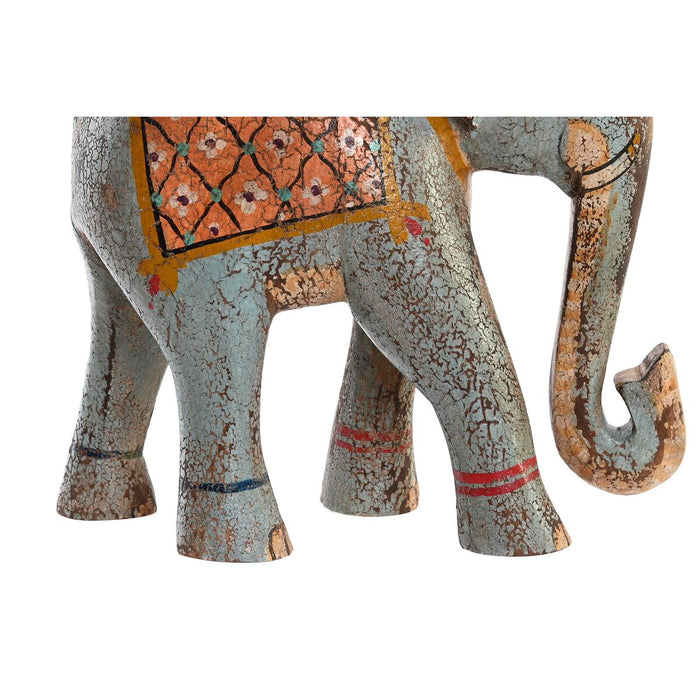 Decorative Figure Dkd Home Decor Elephant Mango Wood 29 x