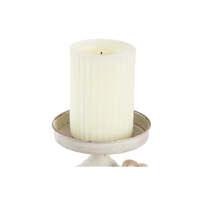 Candleholder Dkd Home Decor 13 X 13 X 17.5 Cm Metal White