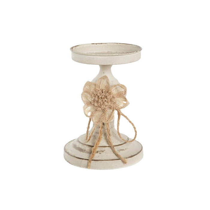 Candleholder Dkd Home Decor 13 X 13 X 17.5 Cm Metal White