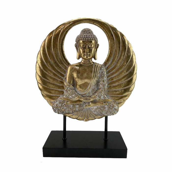 Decorative Figure Dkd Home Decor 25 x 8 33 Cm Black Golden