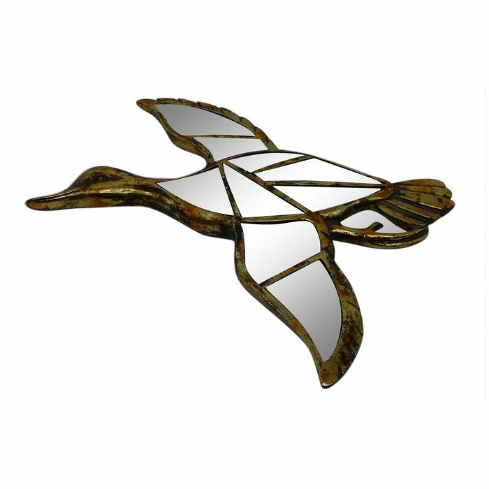 Wall Decoration Dkd Home Decor 38 X 3 X 37 Cm Golden Duck