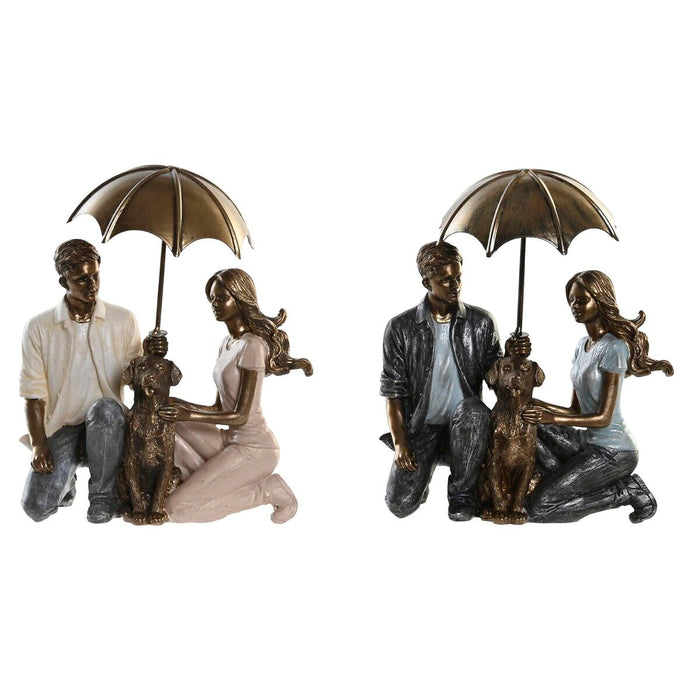 Decorative Figure Dkd Home Decor 15.5 X 8.5 X 14.5 Cm 15.5 X 8.5 X 19 Cm Multicolour Pair 2 Units