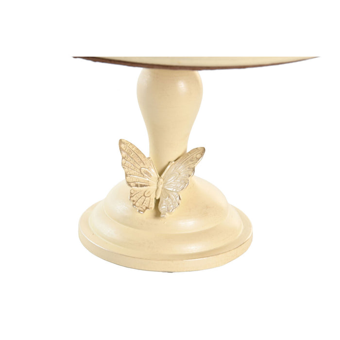 Centerpiece Dkd Home Decor 24 x 22.6 18 Cm Beige Butterflies