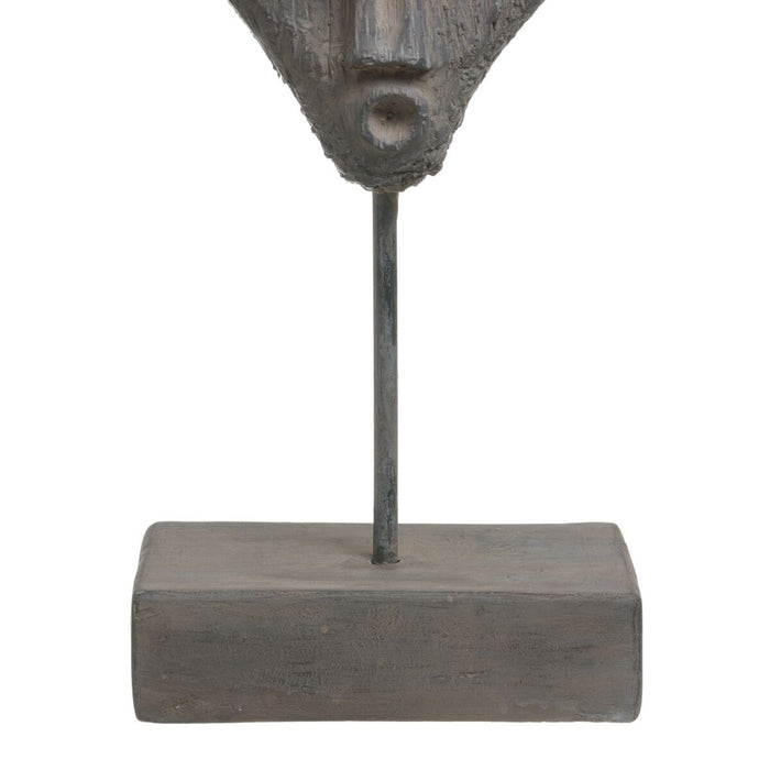 Decorative Figure 19 x 22 55 Cm Grey