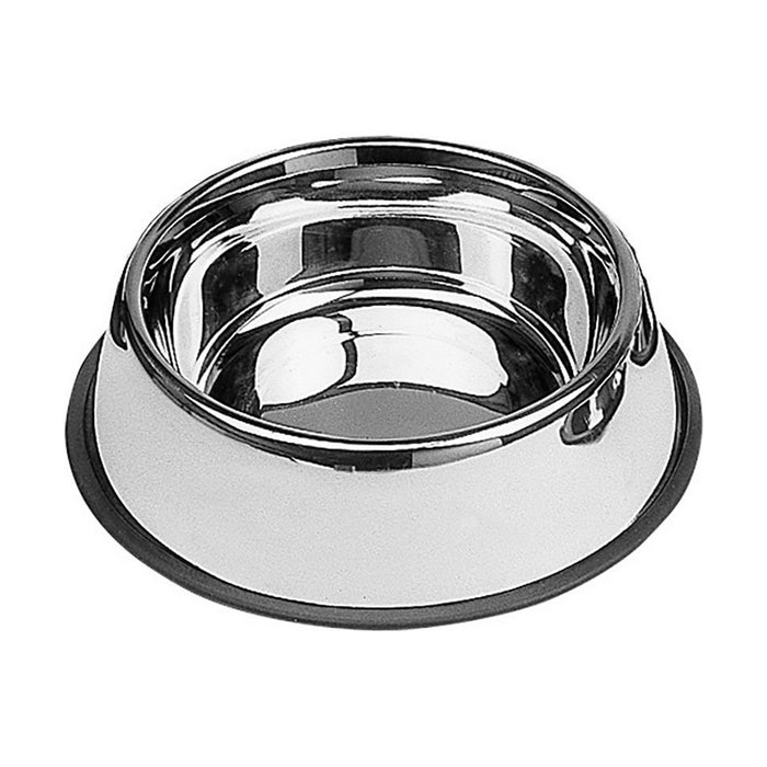 Pet Feeding Dish By Nayeco Stainless Steel Metallic 450 Ml