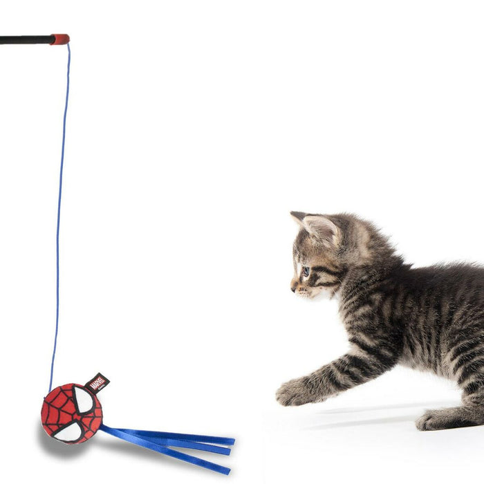 Cat Toy By Spiderman Red