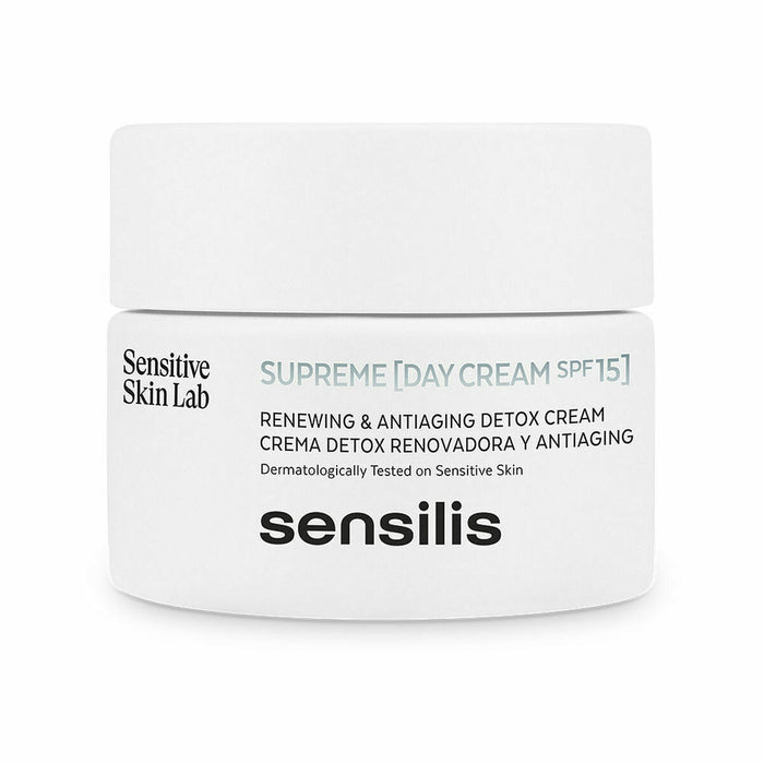 Daytime Antiaging Cream By Sensilis Supreme Spf 15 50 Ml